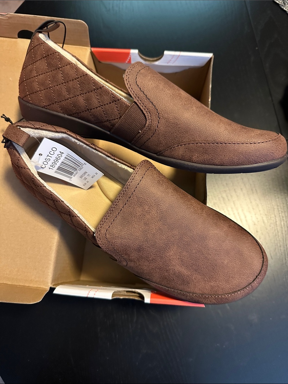 Men's Brown Slip-On Casual Loafers - Unbranded